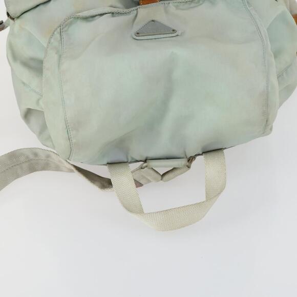 PRADA Backpack Nylon Light Blue Silver Auth 151340 main image 11
